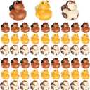 Deekin Rubber Ducks 2 Inch Animal Party Favors Small Rubber Ducks for Cruise Ships for Shower Birthday Gift Activity Theme Party(50 Pcs,Horse)