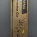 ATORPOK Camping Cot for Adults with Cushion and Pillow, Portable Folding Bed for Sleeping, Lightweight Tent cot with Carry Bag Supports 450 lbs (Grey)