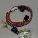 Electric Fan Wiring Kit Electric Fan Relay Kit with Thermostat Radiator Fan Sensor Switch Electric Cooling Fan Thermostat Kit Temperature Sensor Switch 185 On 175 Off, 40 AMP Waterproof Relay Kit