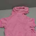 Dog Sweaters for Large Dogs,Dog Hoodie Sweater Solid Soft Brushed Fleece Pet Clothes Pet Hoodie Sweatshirt with Pocket(Pink-XL)