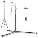 CAMBOFOTO 84" Phone Tripod, Tall Tripod Stand for Selfies with Flexible Gooseneck & Remote, Compatible with iPhone Android, Travel/Gopro/Ring Light/Webcam/Video Recording/Vlogging