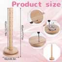 Wood Cake Pop Holder 48 Holes with Rotation Base,17.7 Tall Cake Pop Stand for Dessert Table Display,Lollipop Holder for Wedding Birthday Baby Shower Parties Anniversaries