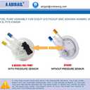 Fuel Pump Assembly E3952M Replacement for 1997-2002 Chevy S10 Pickup & GMC Sonoma 97-00 Isuzu Hombre V6 4.3L