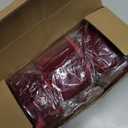 6 Pcs Large Velvet Christmas Bow 10'' x 33'' Pre Tied Velvet Ribbon Bows Wired Christmas Tree Topper for Xmas Garland Home Door Outdoor Decorations(Red)