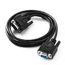 Straight Through DB9 RS232 Serial Cable, 6ft Male to Female 9 Pin Straight Through Extension Cable