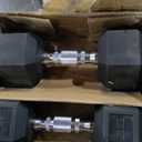 CAP Barbell Coated Dumbbell Weight | Multiple Options Pairs & Sets (50 lb - Set (25 lb x 2))