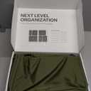 Aerotrunk Compression Packing Cubes for Travel - Luggage Organizer Bags - Double Zipper Packing Cubes for Suitcases (6-Pack, Olive)