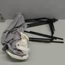 STORAGE MANIAC Large Laundry Hamper, 23.7 Gal. Metal Laundry Basket with Removable Bag for Easy Carry, Strong Dirty Clothes Hamper for Bedroom, Bathroom, Dorm, College, 90L Grey (1 Section, Gray)