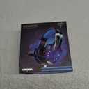 BENGOO G9000 Stereo Gaming Headset for PS4 PC Xbox One PS5 Controller, Noise Cancelling Over Ear Headphones with Mic, LED Light, 7.1 Surround Sound, Soft Memory Earmuffs for Nintendo Xbox Series X|S (Blue)