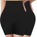Corlap Shapewear for Women Tummy Control, High Waisted Body Shaper Shorts Under Dress Lifting Thigh Slimmer Shapewear (Black, XL)