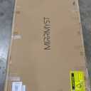 Arched Full Length Mirror, 76"x34" Large Floor Mirror Blake Free Standing Mirror Full Length for Bedroom Living Room Gym, Tempered Glass