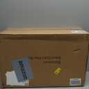 Stainless Steel Litter Box | XXL Deepened 8" Design Enclosed Box with Lid for Big Cats | High Sided, Anti-Urine Leakage | Non-Stick Bottom & Includes Litter Mat & Metal Scoop (Silver Gray)