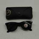 Ray-Ban RB4140 Wayfarer Sunglasses (Black/Polarized Green)