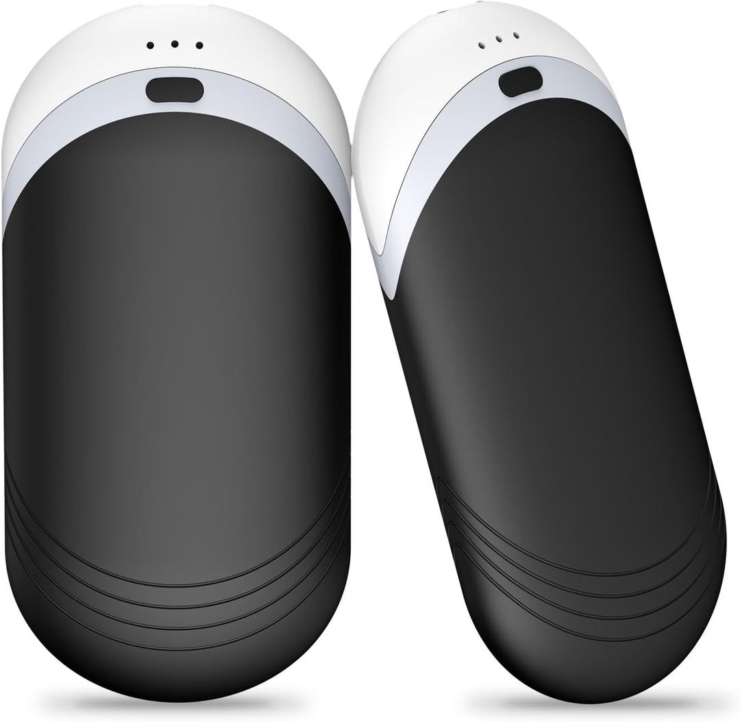 Hand Warmers Rechargeable [Equipped with Heat-conducting Silicone][Double-Sided Heating] [Shockproof] Suitable Skiing for Golf Hunting Hiking Outdoor Camping