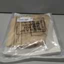 TaoBary 50 Set Church Fans Handheld Kit, DIY Wedding Fans with Wavy Wooden Sticks, Blank Cardstock, White Bows & Tape