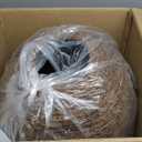 Arturesthome 19.65" Boho Round Rattan Woven Pendant Light for Kitchen Island,Vintage Pendant Light Rattan Chandelier for Bedroom Hallway Living Room, Coffee