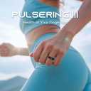 Smart Ring Health Tracker,Heart Rate&Sleep Tracking Wearable,Waterproof Fitness Ring for Women/Men,Free Subscription,Scratch-Resistant and Scratch-Free Smart Ring Fitness Tracker (Black, 12)