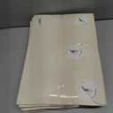 5 x Aesthetic Heavy Canvas Tote Bag with Pocket for Women, Cloth Gusseted Totes Bag with Pattern for Shopping (Bloom)