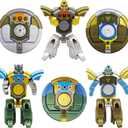 6PCS Transformable Fidget Spinners for Kids Party Favor, Deformable Robot Spinner Fidget Toys, Fingertip Gyros Stress Relief Sensory Toy Stocking Stuffers Bulk Gifts Kids Classroom Prizes