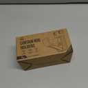 No Adhesive Heavy Duty Curtain Rod Holders with Wide Hook, 5X Stronger Than Adhesive Curtain Rod Hooks,Tension Curtain Rod Bracket for Wall with Pin Guide, Curtain Wall Mount (8 Pack, for 0.75" Rods)