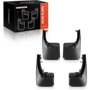 A-Premium 4PCS Mud Flaps Splash Guards Compatible with Dodge, Ram Vehicles - Ram 1500 2009-2010 2500 3500 2010, 1500 2500 3500 2011-2016, (W/o Fender Flares) Front and Rear Mudguards Mudflaps