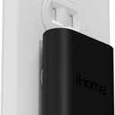 iHome 2-Port USB Wall Charger, AC Pro Multiport Plug Adapter, Phone Charging Block with Dual Ports for Home & Travel