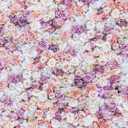 Pink Rose Wall Background Pink Flowers Backdrops Spring Floral Party Backdrop Rose Floral Girls Birthday Weeding Bckdrop Mother's Day Event Banner Photo Props, 12X10Ft