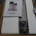 Espresso Machine 20 Bar, Touchscreen Espresso Maker with Automatic Milk Frother for Cappuccino Latte, Expresso Coffee Machine for Home with Dual Heating System and Dual Pump (Silver)