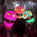 Adult Halloween Skull Head Black