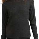 Spyder Womens Sweater - Lightweight Fall Fashion Womens Top - Wind Resistant Cozy Ribbed Pullover Knit Sweaters for Women, XL Size
