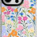 for iPhone 16 Pro Case Vibrant Colorful Garden Bloom Floral