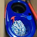 O-Cedar RinseClean Spin Mop & Bucket System | Clean with Clean Water | Removes 99% of Bacteria