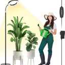 LBW Floor Grow Light with Stand for Large & Tall Indoor Plants, Full Spectrum Floor Plant Light, Auto On/Off Timer 6/8/12/16H, 5-Level Dimmable, Adjustable Height up to 68'' (Medium - 6.3" Diameter)