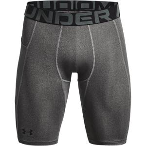 Under Armour Men's HeatGear Long Shorts (Carbon Heather (090)/Black) Small