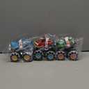 JOYIN 3 Pack Monster Truck Toy - Motion Activated Light Up Cars for Toddlers - Monster Glow Rover LED Wheels - Baby Boy Toys - Press and Go Trucks for Kids Boy Birthday Gifts Easter Basket Stuffers