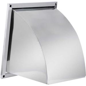 Stainless Steel Exterior Wall Ventilation Hood Large Exhaust Hood 8 Inches-24 Inches(24 inches)