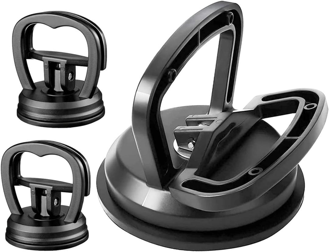 Dent Puller,Powerful Car Dent Puller, Car Dent Removal Kit,Dent Remover Tool for Car Dent Repair, Glass, Screen, Tiles Lifting and Objects Moving (Black+Black)