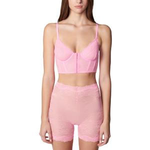 florence by mills womens Lace Bustier (Medium, Cotton Candy)