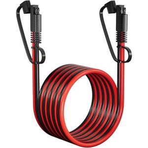 SAE Extension Cable 12AWG, SNLLMZI SAE to SAE Extension Cord DC Power Automotive Extension Cable for Solar Panels,Cars, RVs,Trucks,Boats, etc (10FT)