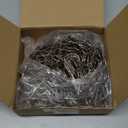 Framendino, 300 Pack Metal Shower Curtain Hooks Hanging Clips Rings for Home Bathroom Kitchen