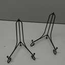 TR-LIFE Plate Stands for Display - 8 Inch Plate Holder Display Stand + Metal Easel Stand for Picture Frame, Decorative Plates, Book, Photo, Collectibles (2 Pack)