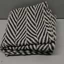 vctops Boho Throw Pillow Cover Black and White Knitted Woven Pillow Cushion Cover Arrow Knit Decoration Square Pillowcase for Sofa Couch Bedroom Living Room - 20"x20"