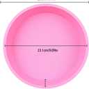 EUBUY Silicone Cheesecake Pan Protector for 9'' Round Springform Pan, Cheesecake Water Bath Protector, Baking Accessories Preventing Water from Entering
