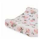 Little Unicorn 100% Certified Organic Changing Pad Cover | Extra Soft & Breathable Muslin Fabric - Watercolor Floret