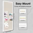 Linen Bulletin Board, 11.8"x35.4" Large Pin Board,Cork Board for Walls, Fabric Bulletin Board for Office Home Kitchen Decorative,Vision Board