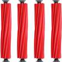 4 Pack Main Brushes Replacement for Roborock Q7,Q7+,Q7 Max,Q7 Max+,S7 Series,QV 35A/35S, Q Revo,Qrevo S/MaxV/Pro/Plus Vacuum Cleaner