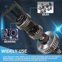 2 jaw Bearing Puller, Adjustable Two Jaw Puller Tool for Removal Small Bearing or Gears, Pulley, and Flywheel 30mm - 90mm