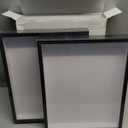 2 Pack Shadow Box Frame 11"x 14" Wood Deep Shadow Boxes Display Cases, Dried Flowers, Photos, Handicrafts Picture Frames for Wall Hanging Tabletop (Black, 11"x 14")