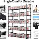 Mavivegue 9-Tier Metal Shoe Rack - Holds 50-55 Pairs, Tall Storage Shelf for Shoes, Boots, Entryway, Closet, Garage
