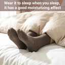 3 Pairs Silicone Heel Socks Moisturizing Spa Gel Socks for Dry Cracked Feet - Black, Gray, Coffee